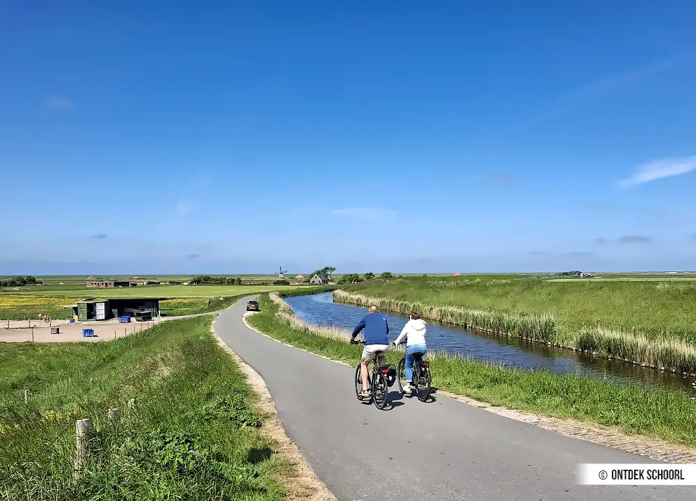 Radfahren entlang der Hargervaart