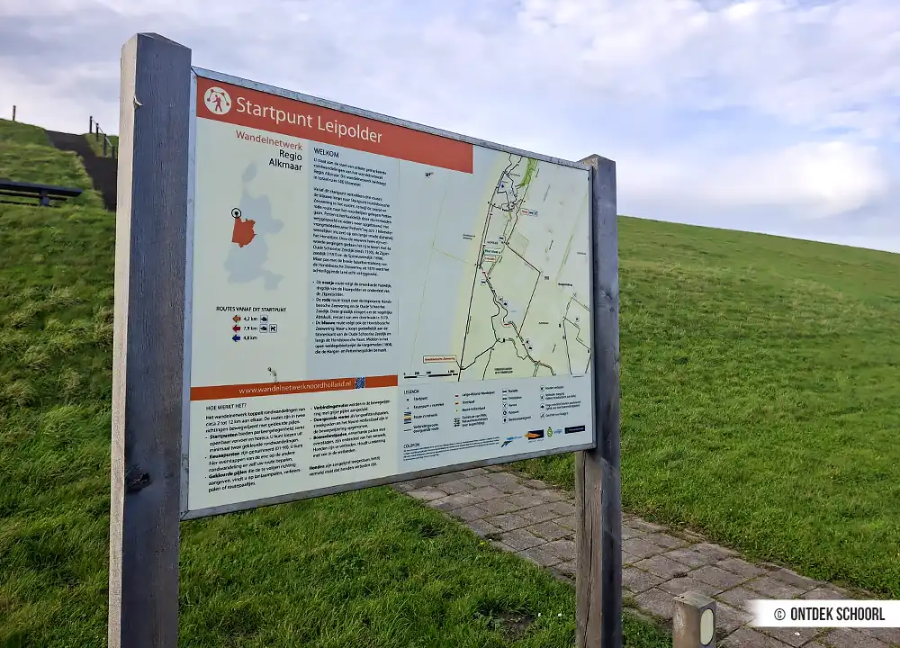 Informationstafel Startpunkt Leipolder