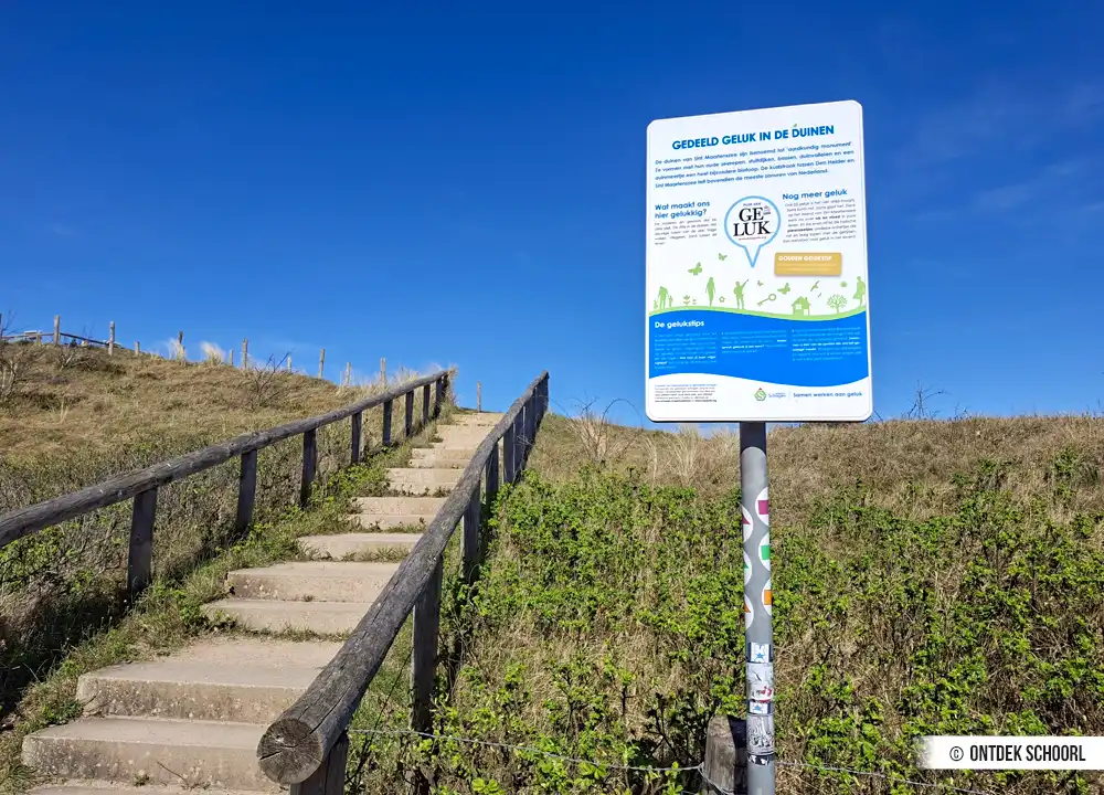 Informatiebord bij startpunt Sint Maartenszee.